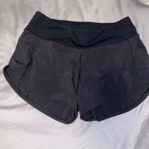 Black lululemon shorts